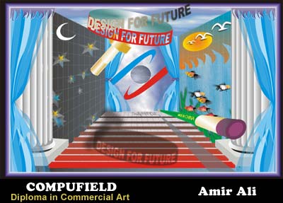 online training commercial art designing sample
