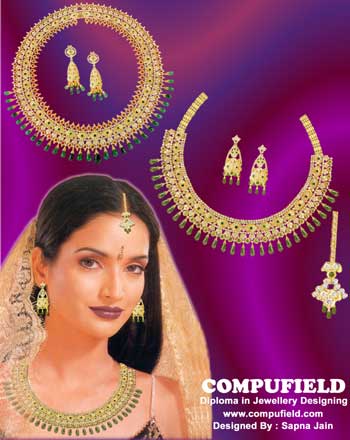 online 2D jewellery designing sample